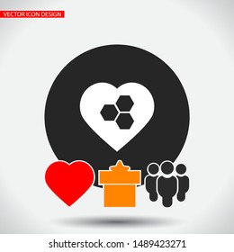 honeycomb icon vector . Lorem Ipsum Illustration design