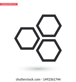 honeycomb icon vector . Lorem Ipsum Illustration design