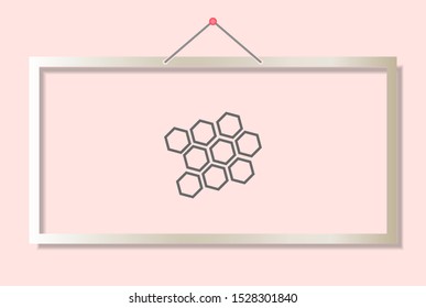 honeycomb icon vector . Lorem Ipsum Illustration design