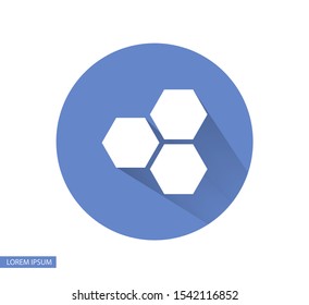 honeycomb icon vector . Lorem Ipsum Illustration design