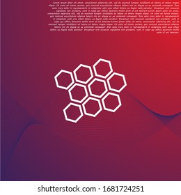 honeycomb icon vector . Lorem Ipsum Illustration design