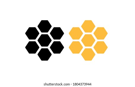 Honeycomb icon vector sign illustration	