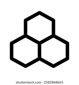 Honeycomb Icon Vector Symbol Design Illustration
