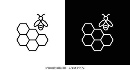 Iconos de panal para Elementos de interfaz de usuario. Ilustración vectorial de alta calidad.