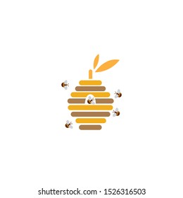 honeycomb  illustration logo vector template