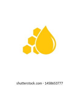 Honeycomb ilustration logo vector template