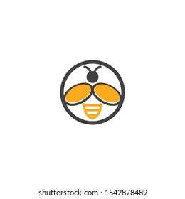 Honeycomb ilustration logo vector template
