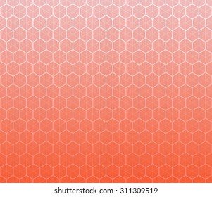 Honeycomb inspired abstract geometric background of hexagons and triangles