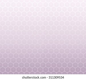 Honeycomb inspired abstract geometric background of hexagons and triangles in pastel colors