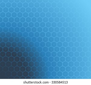 Honeycomb inspired Abstract geometric Background. Colorful Hexagons and triangles. Vector regular Texture. Planet illusion.