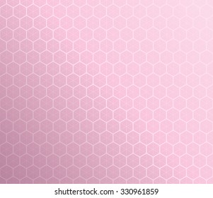 Honeycomb inspired Abstract geometric Background. Colorful Hexagons and triangles. Vector regular Texture. 