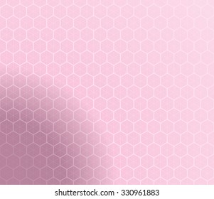 Honeycomb Inspired Abstract Geometric Background Colorful Stock Vector