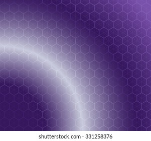 Honeycomb inspired Abstract geometric Background. Colorful Hexagons and triangles. Planet illusion. Vector illustration.