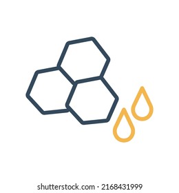Honeycomb Isolated Vector icon which can easily modify or edit
