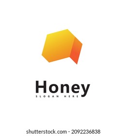 Plantilla de diseño de iconos de logotipo de Honeycomb