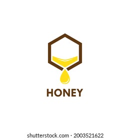 Ilustración del logotipo de Honeycomb diseño vectorial eps 10