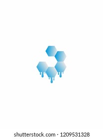 Honeycomb Logo Template