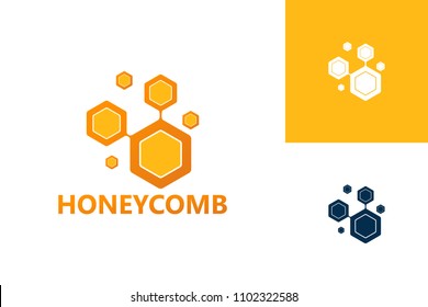 Honeycomb Logo Template Design Vector, Emblem, Design Concept, Creative Symbol, Icon