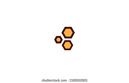 Honeycomb logo template design Vector