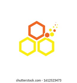 Honeycomb logo vector. Beehive symbol vector. Honey Comb Logo Template Design Vector, Design Concept, Icon