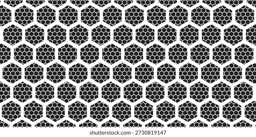 Honeycomb Metal pattern black and white