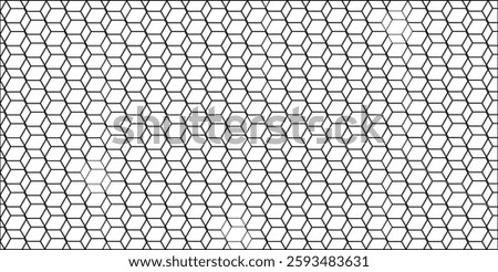 Honeycomb monochrome honey seamless pattern hexagons of geometric shapes mosaic background

