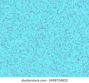 Honeycomb mosaic background. Multicolored geometric elements of varied size. Hexagon bold mosaic cell with padding and inner solid cells. Small hexagon shapes. Tileable pattern.