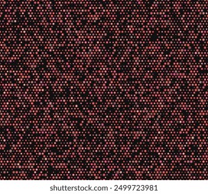 Honeycomb mosaic background. Multicolored geometric elements of varied size. Hexagon mosaic background with inner solid cells. Small hexagon shapes. Tileable pattern. Seamless vector illustration.