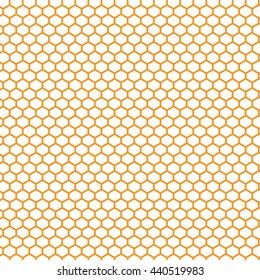 honeycomb orange and yellow pattern vector illustration