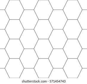 Honeycomb outline