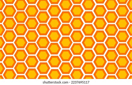 honeycomb pattern background on white background