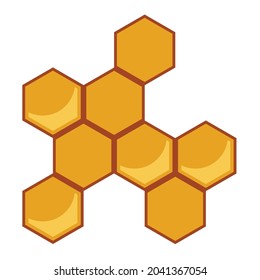 honeycomb pattern background vector design