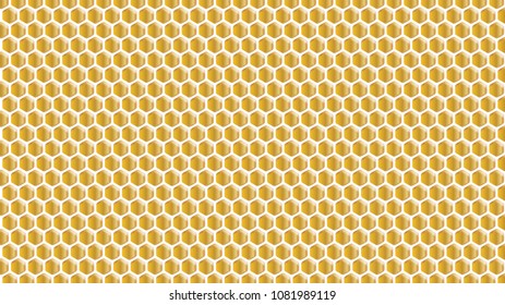 Honeycomb pattern background vector illustration.