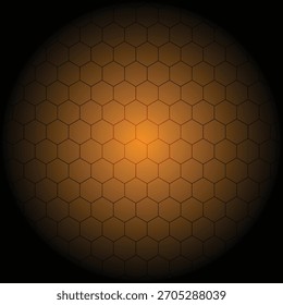Patrón de nido de abeja con fondo Abstractas de iluminación central para proyectos de diseño