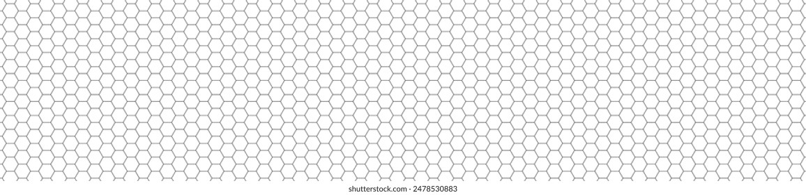 Honeycomb pattern with hexagon mesh. Texture bee comb grid. Flat vector illustration isolated on white background.