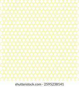 Honeycomb pattern with hexagon mesh. Texture bee comb grid. Flat vector illustration isolated on white background.