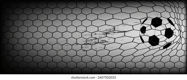 Honeycomb pattern with hexagon mesh. Texture bee comb grid. Flat vector illustration isolated on white background.	