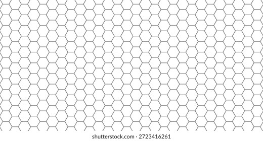 Padrão de favo de mel com malha de hexágono. Grade de pente de abelha de textura. Ilustração de vetor plana isolada sobre fundo branco. ilustração de vetor