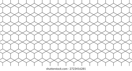 Padrão de favo de mel com malha de hexágono. Grade de pente de abelha de textura. Ilustração de vetor plana isolada sobre fundo branco. ilustração de vetor