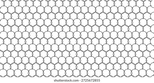 Padrão de favo de mel com malha de hexágono. Grade de pente de abelha de textura. Ilustração de vetor plano isolada em fundo branco.