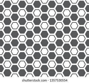 Honeycomb Pattern Hexagonal	Tiled grid mesh geometric repeatable technology hi-tech