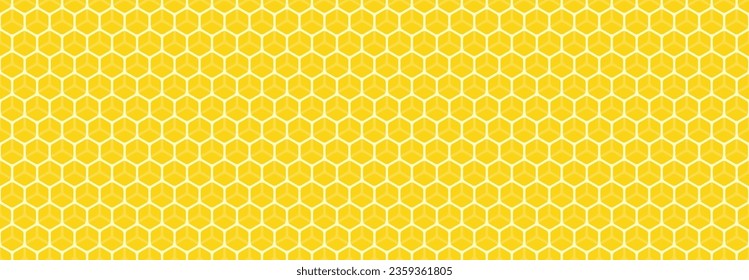 Wabenmuster. Honighintergrund mit Hexagon