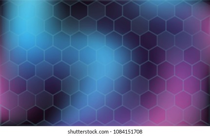 from the honeycomb pattern on an abstract background