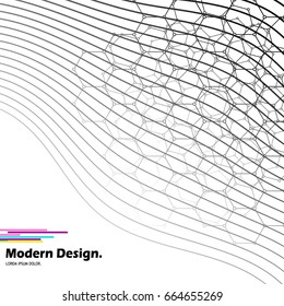 Honeycomb pattern. Seamless monochrome background. Eps10.