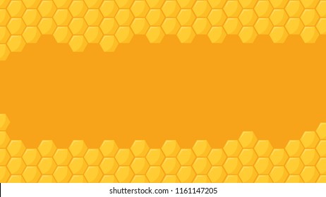 Honeycomb pattern vector. free space for text. wallpaper. background.