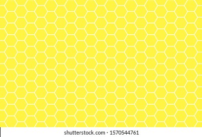 Honeycomb  pattern. Vector hexagon background