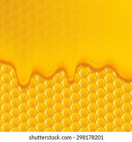 Honeycomb Pattern : Vector Illustration