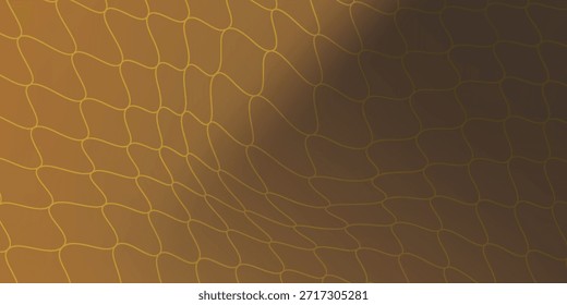 Patrón de panal. patrón de trazo de pincel amarillo en forma de panal. fondo naranja. Ilustración vectorial