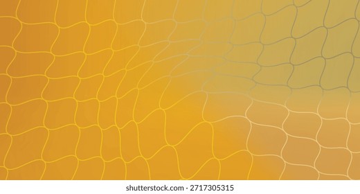 Patrón de panal. patrón de trazo de pincel amarillo en forma de panal. fondo naranja. Ilustración vectorial