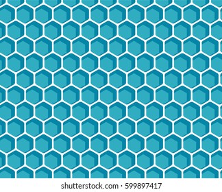 Honeycomb seamless background illustration